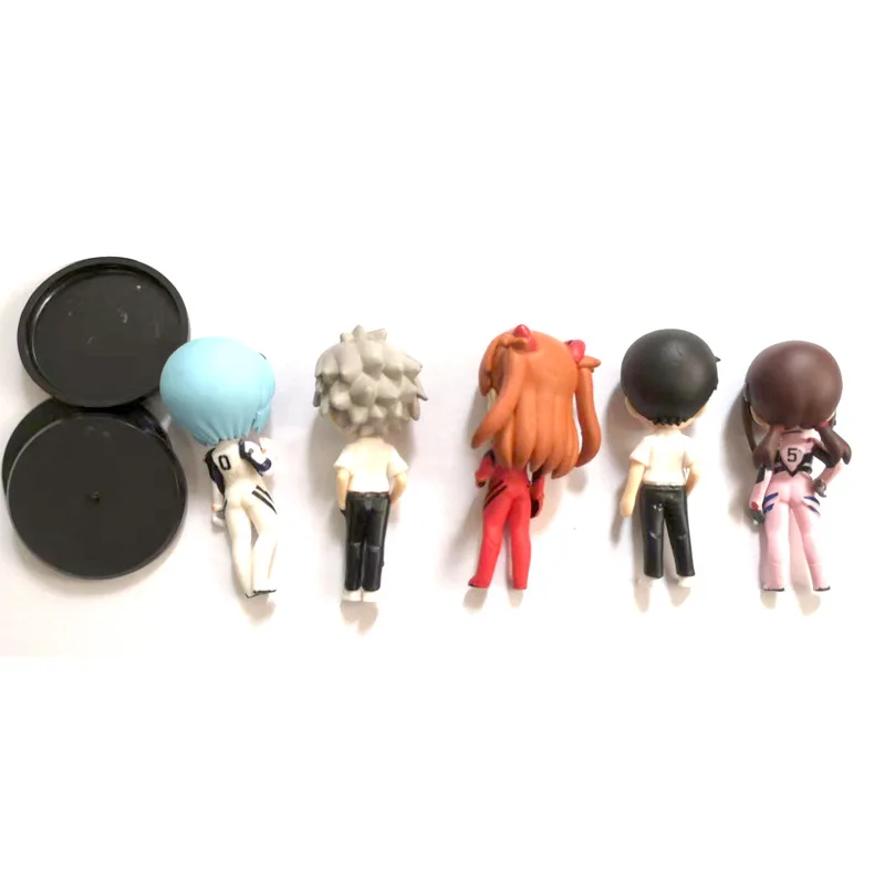 5Pcs/set New EVA Gashapon Toy Action Figures Anime Asuka Langley Ayanami Rei Mari Collectible Figurine Statue Figure - купить по