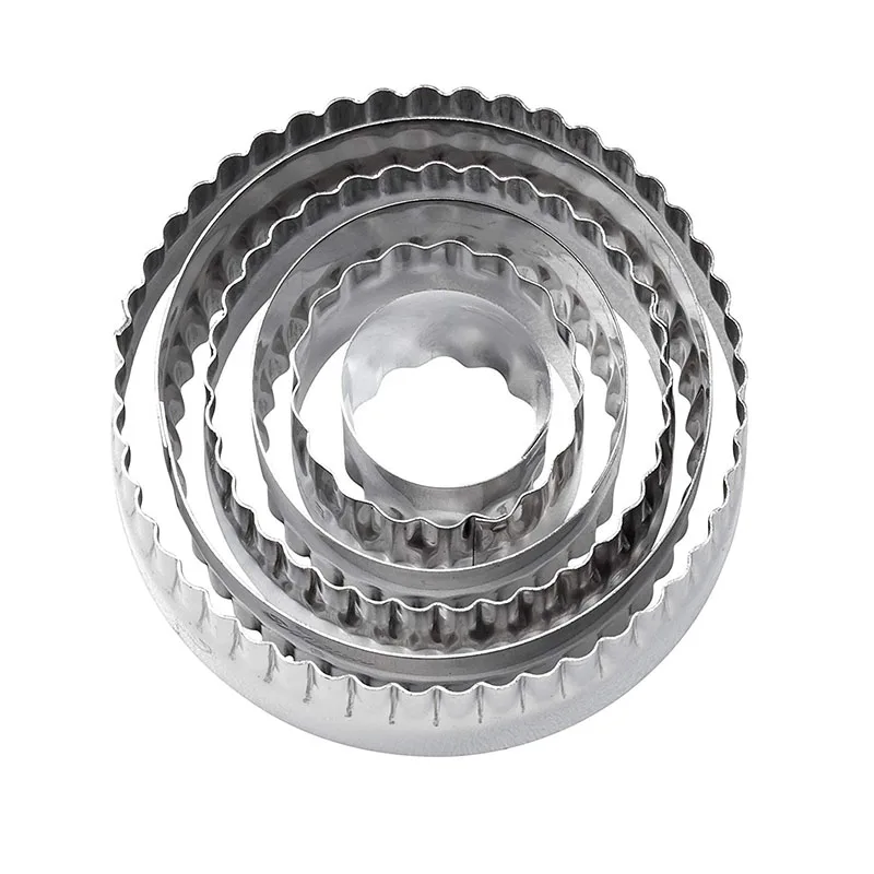 6 шт. круглая форма для изготовления печенья из нержавеющей стали|Формочка