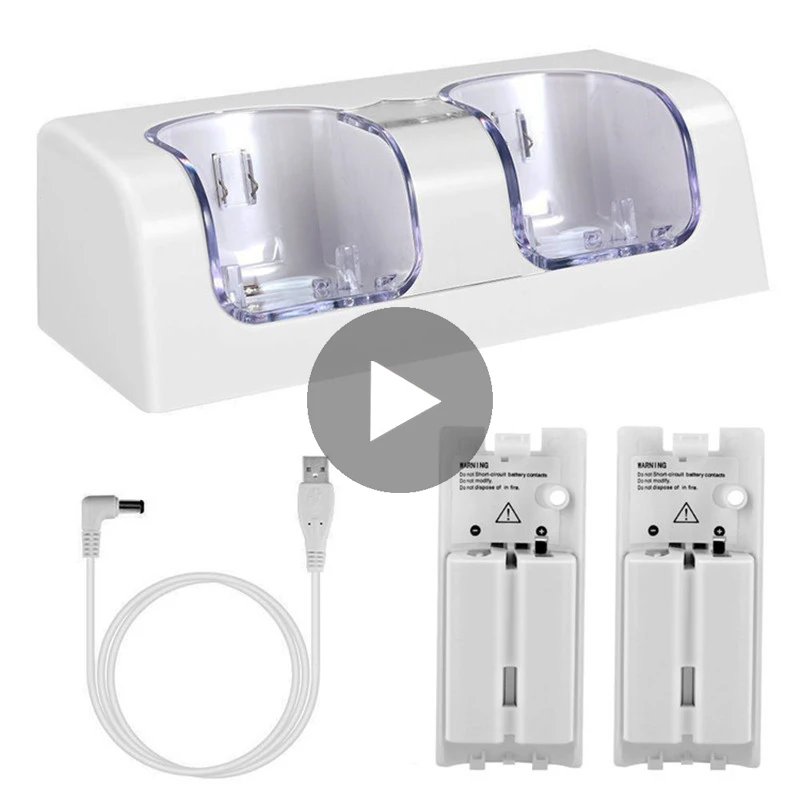 

Перезаряжаемое зарядное устройство для Nintendo Wii U Wii u, контроллер, док-станция, зарядная док-станция, аксессуары, подставка для геймпада