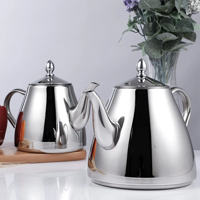 

Stove Top Whistling Tea Kettle Stainless Steel Teapot Tea Water Coffee Kettle for Stove Top Induction Cooker