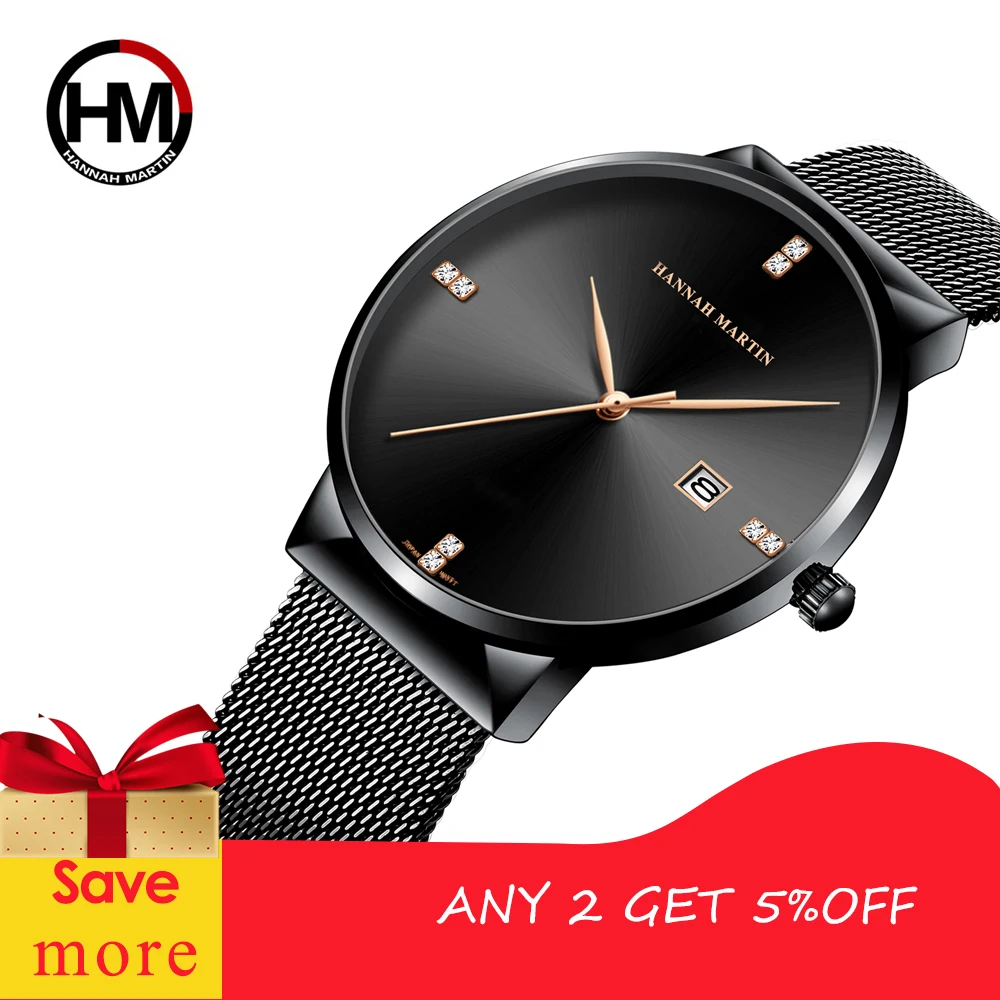 Часы наручные мужские кварцевые Классические деловые водонепроницаемые