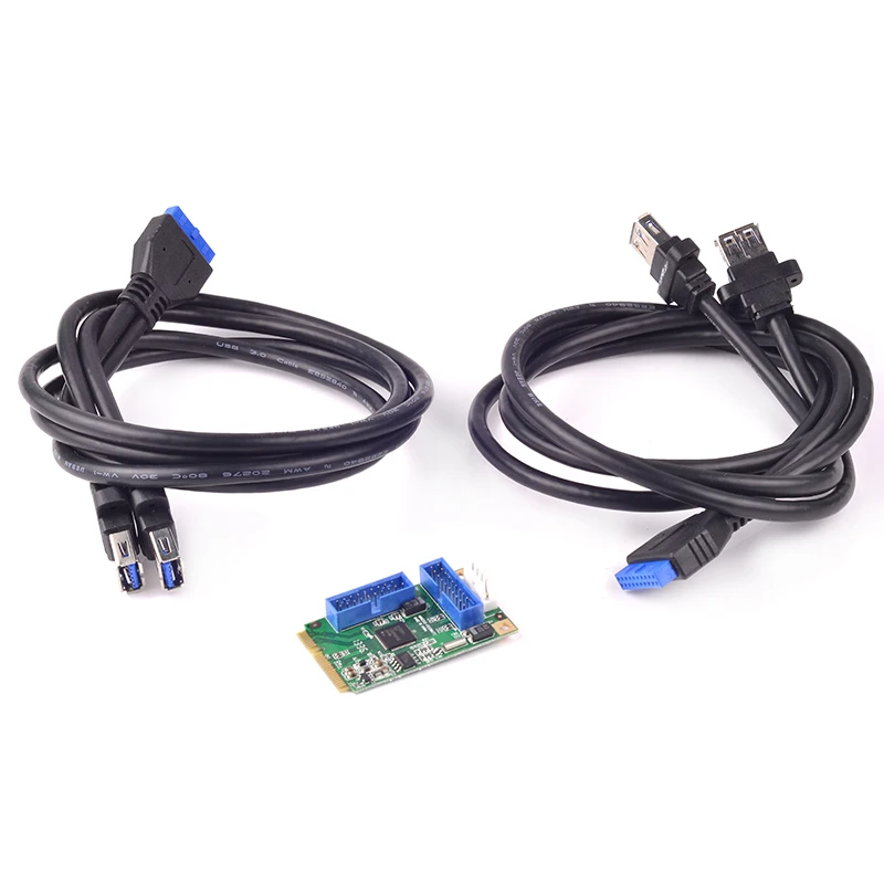 Мини PCI express USB 3 0 адаптер Mini PCI-e к 4 порту расширения мини PCIe USB3.0 конвертер с кабелем