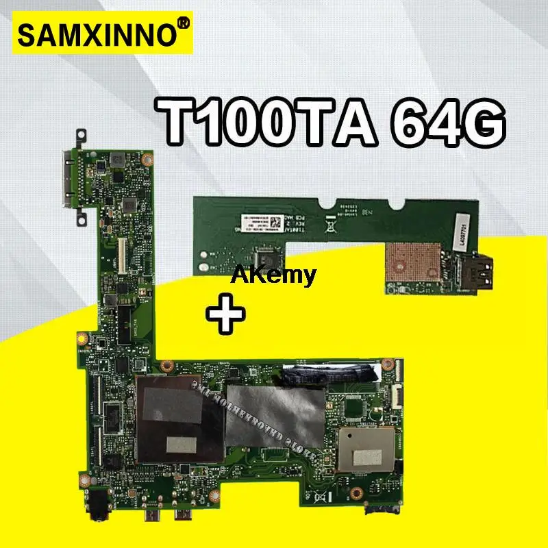 Отправка платы+ T100TA материнская плата 64 ГБ для ASUS T100TA материнская плата для ноутбука T100TA материнская плата T100TA тест материнской платы ОК