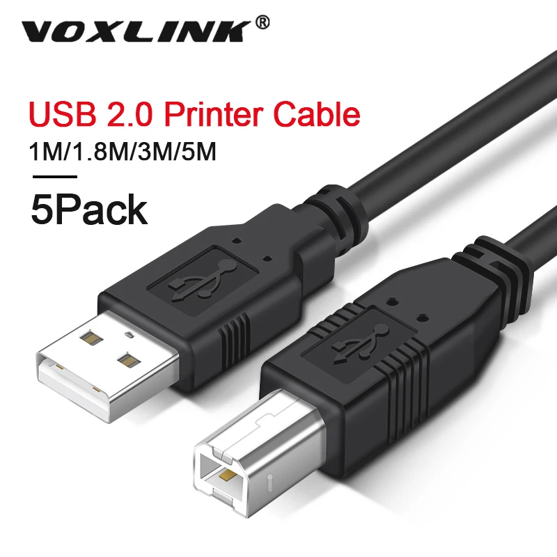 5 шт. кабель для принтера Epson HP ZJiang USB 2 0|Кабели передачи данных| |
