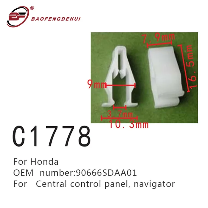 

Central Control Panel Positioning Buckle For Honda 90666SDAA01 Navigator Fasteners Screws