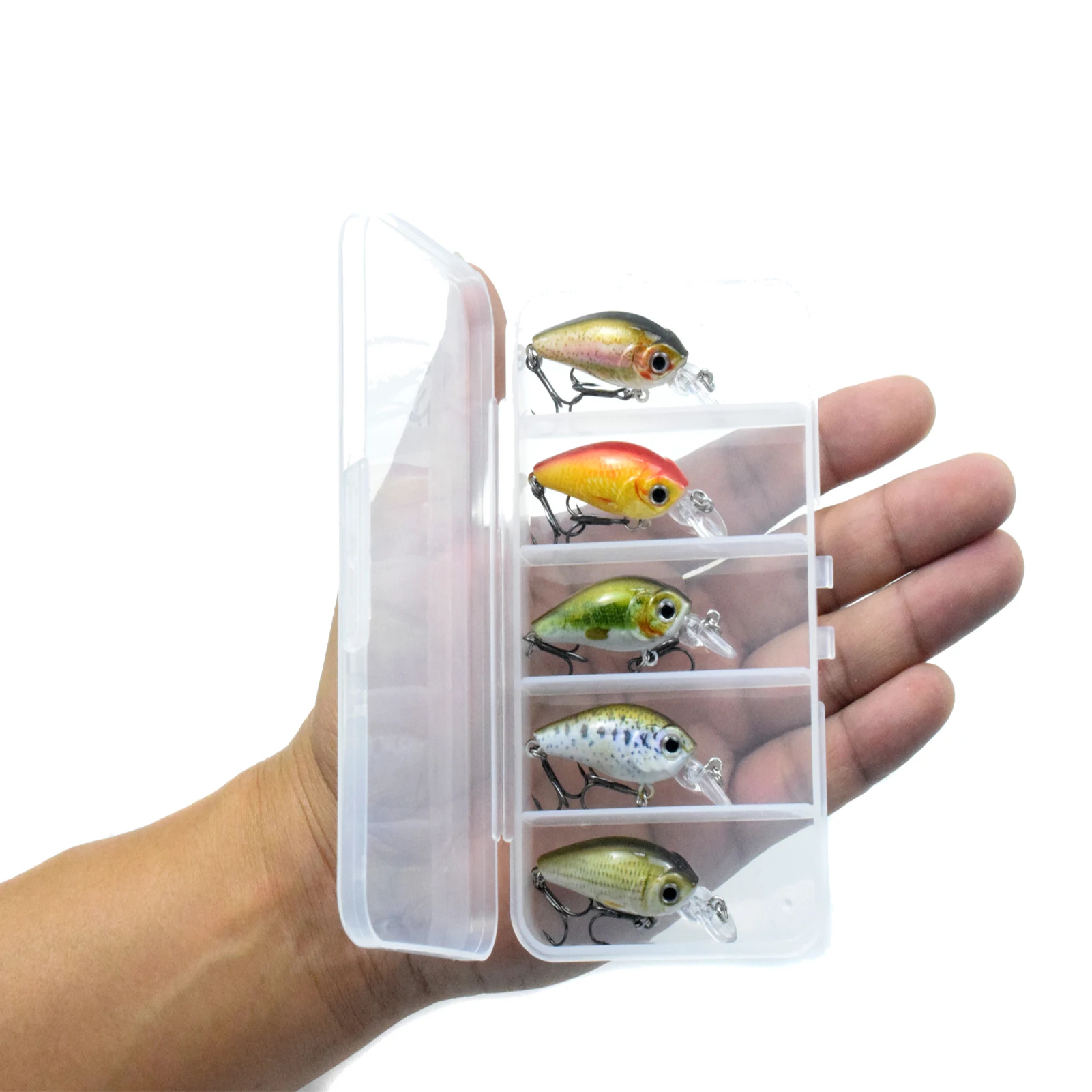 Набор рыболовных приманок LIXADA 5 шт. твердые приманки с тройным крючком