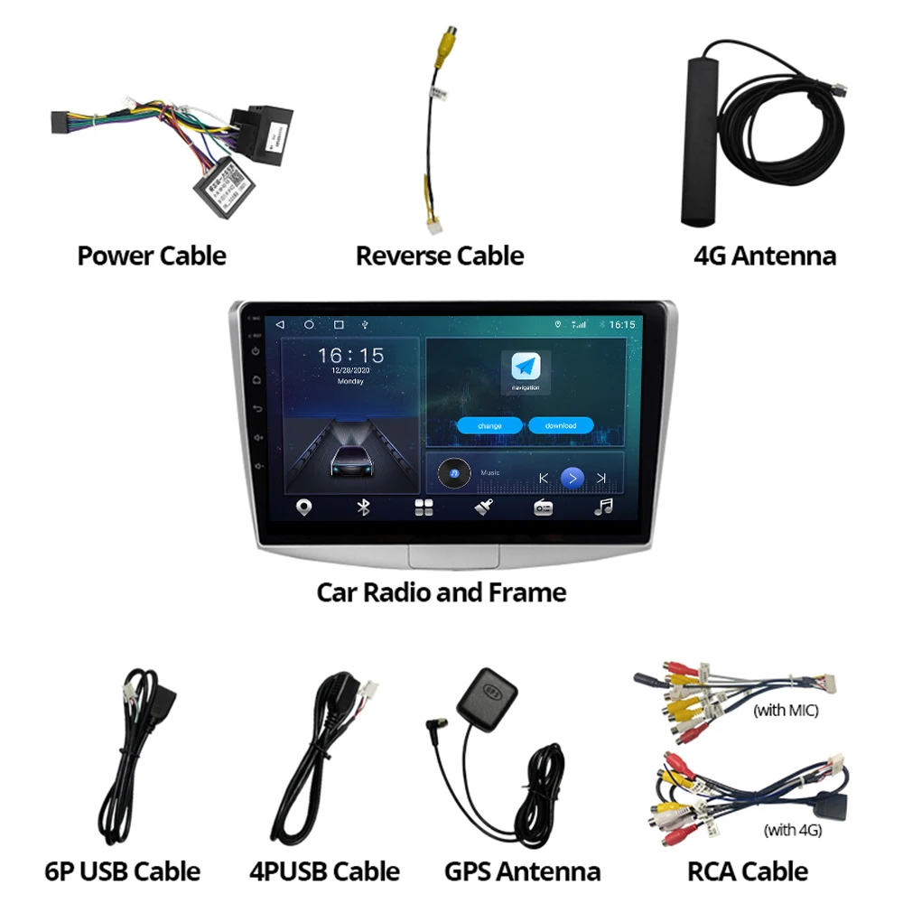 

IPS 2Din Android 9.0 Car Radio Multimedia Player For VW Volkswagen Passat B7 B6/Magotan 2010-2015 Autoradio Radio DVD Player