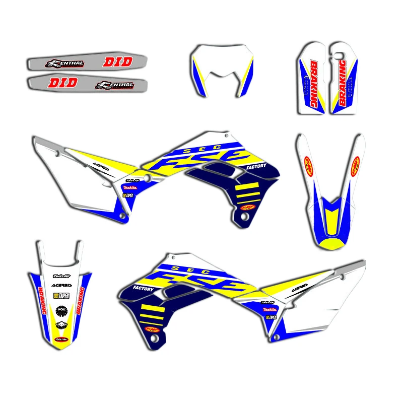 Наклейка на Мотокросс 3 м набор наклеек для SHERCO SE SEF 2017 2018 2019 2020 125 250 300 450 графика