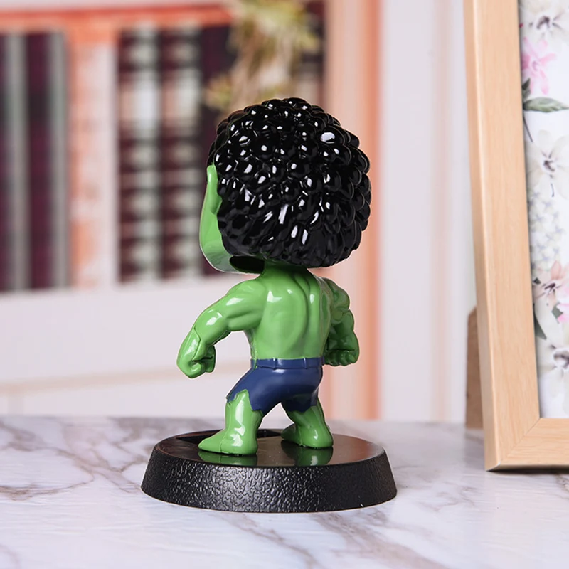 Игрушки на солнечной батарее украшения для автомобиля милая кукла с вибрирующей