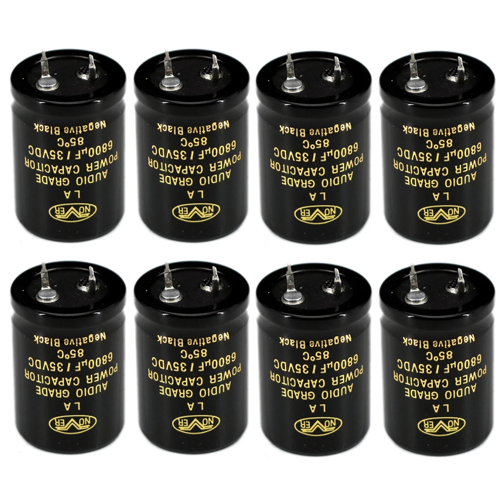 2шт—12шт Nover LA 6800мкФ 35В 25x35мм Шаг 10мм 35В/6800мкФ HIFI HI-FI Fever Золотистый Конденсаторы ЗВУК Электролитический Конденсатор