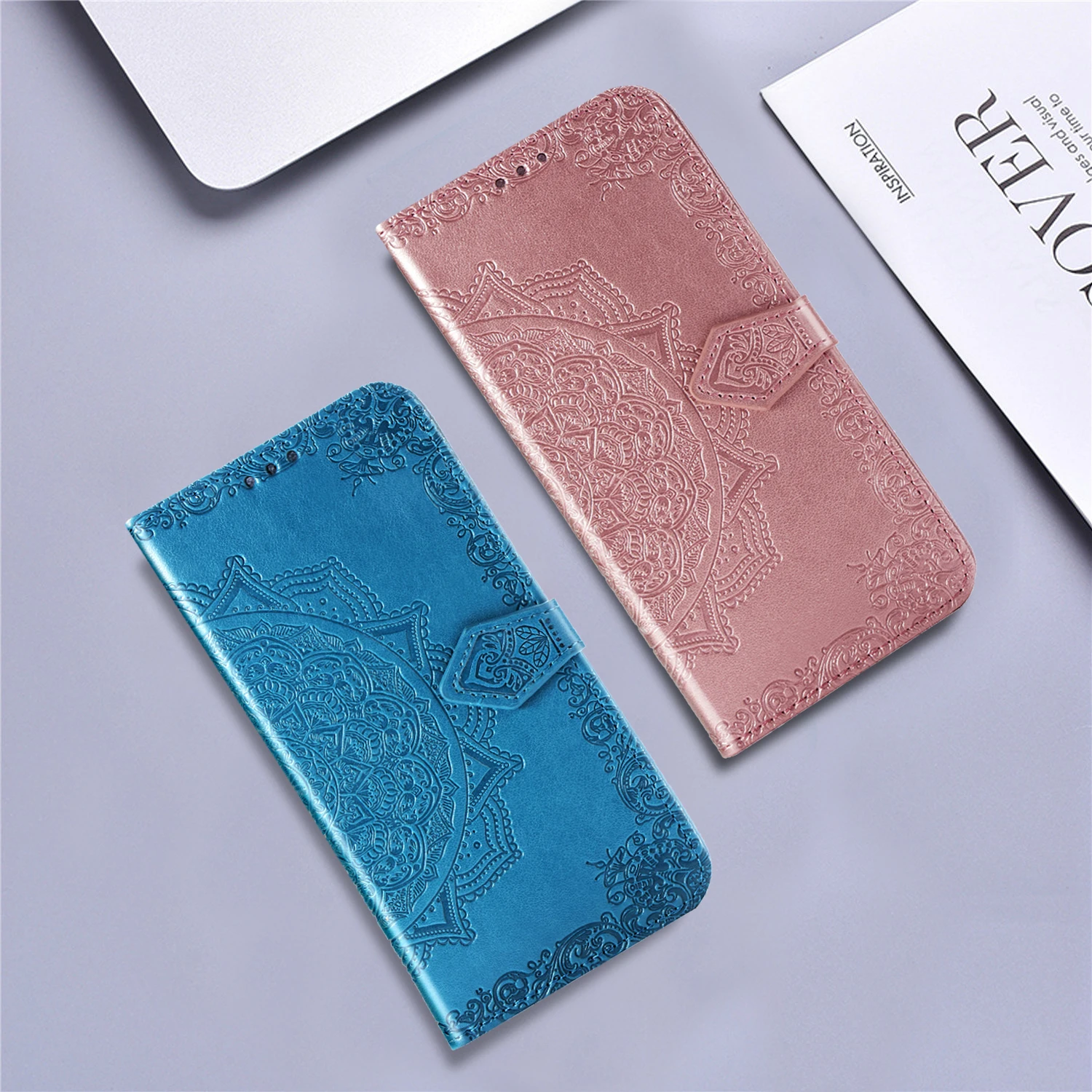 Кожаный чехол книжка для Xiaomi Redmi 7 6 6A 5 Plus 4X Note 5A 4 8 Pro Go Mi 9 9T SE A2 A3 Lite 7A 6A|Бамперы| |