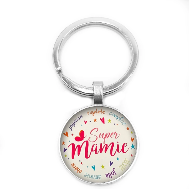 Лидер продаж! Новинка продаж супер мэми круглый шаблон Стекло брелок с кабошоном