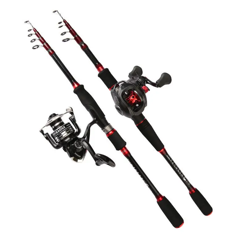 Новая телескопическая удочка из углеродного волокна для спиннинга 1 8 м 2 4 7 3 0 6