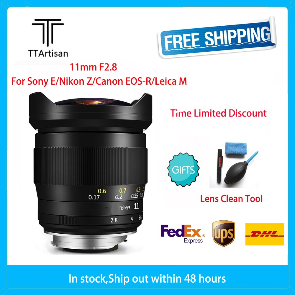 TTartisan 11 мм F2.8 профессиональная записывающая камера объектив полная Рамка для Leica M