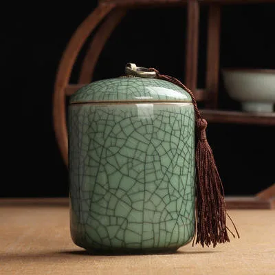 Jia-gui luo китайская керамическая чайная коробка ruyao kiln очень настойна. Каждый горшок имеет свою уникальную текстуру. В удивить - Цвет: 8