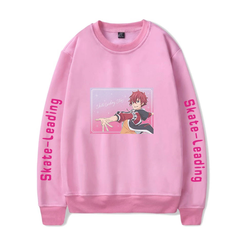 

WAMNI Skate-Leading Round Neck Sweatshirt Unisex Fashion Sweatshirt Pullover Harajuku Breathable Tops Hip Hop Tops Hot O-neck