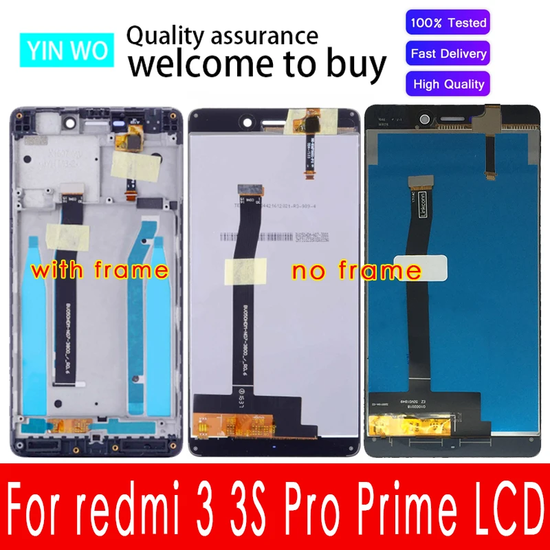 Дигитайзер для Xiaomi Redmi 3S ЖК-дисплей с сенсорным экраном рамка в сборе 3 Pro/ Pro