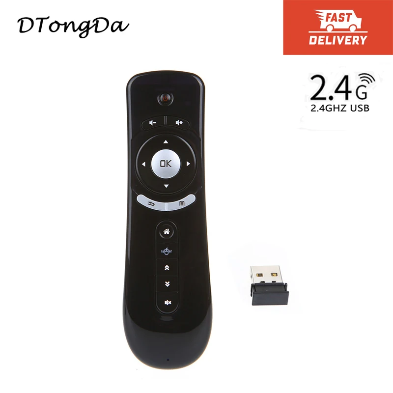 Беспроводная игровая клавиатура DTongDa 2 4 ГГц с гироскопом Воздушная мышь T2