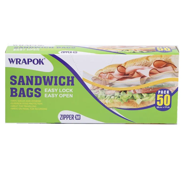 Пакет Wrapok Resealable M 18x17 см (50 шт.) | Дом и сад