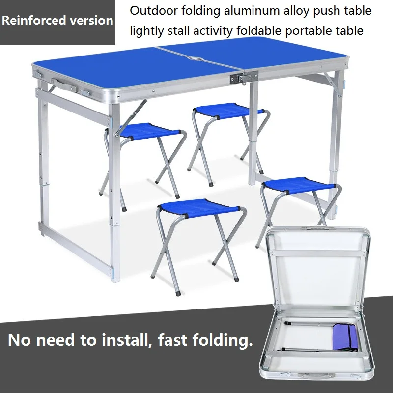 

Outdoor Aluminum Folding Portable Small Table Home Dining Multifunction Desk