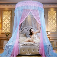 kid baby bed canopy bedcover mosquito net curtain bedding romantic baby girl round dome tent cotton
