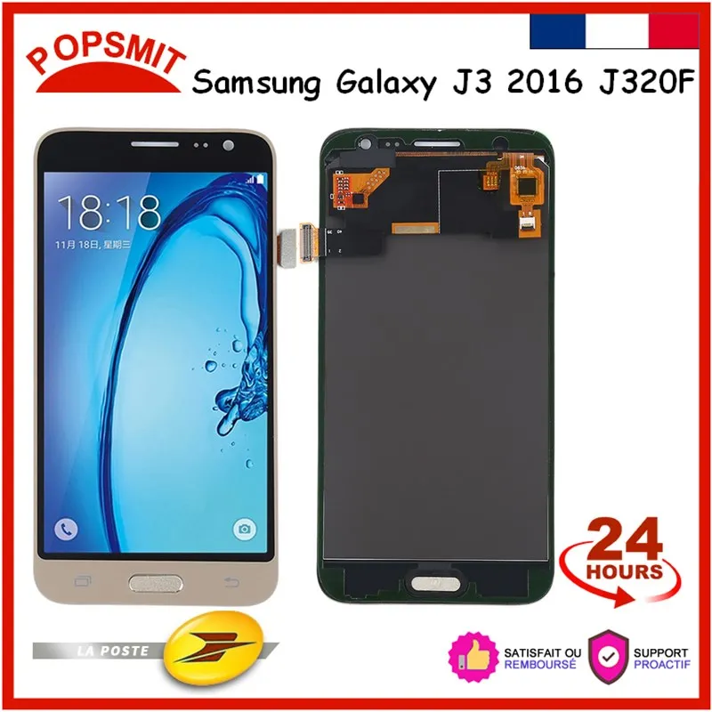 Для Samsung Galaxy J3 2016 ЖК дисплей сенсорный экран дигитайзер SM J320F J320A J320M J320F/DS