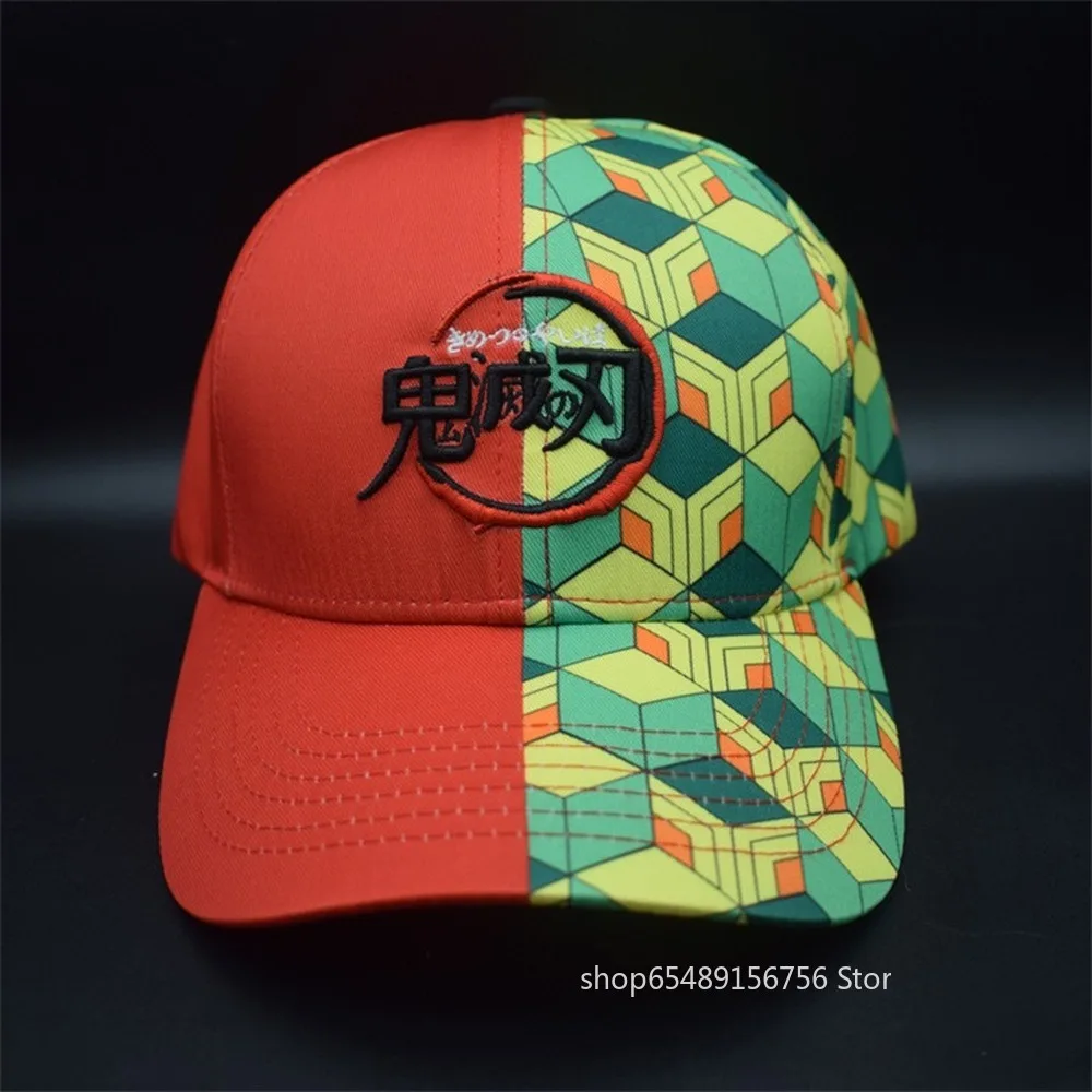

Кепка из аниме «рассекающий демонов», Кепка-бейсболка для киметасу, не яиба, камадо, танджиро, камадо, незуко, регулируемая в стиле хоп, аксес...