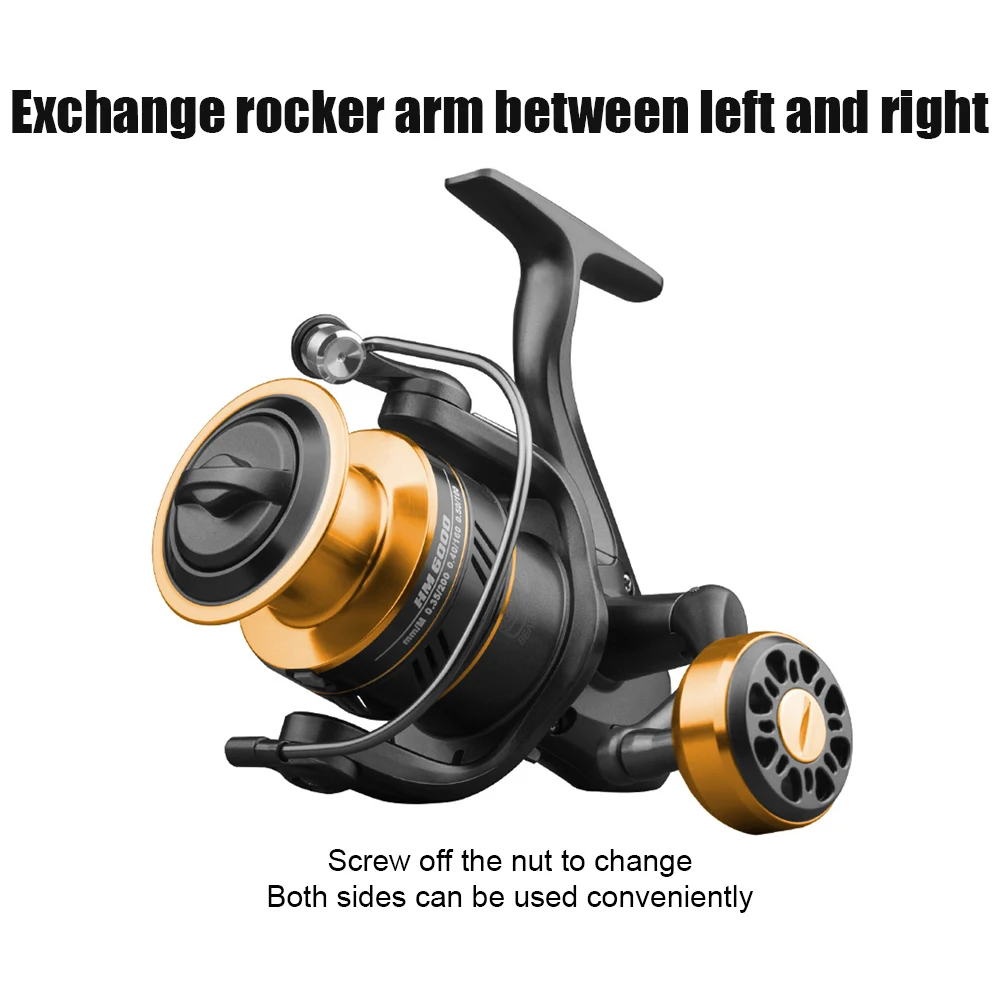 

Metal Spinning Fishing Reel 10kg Max Drag Handle Line Spool Fishing Accessories Innovative Water Resistance Spinning Reel