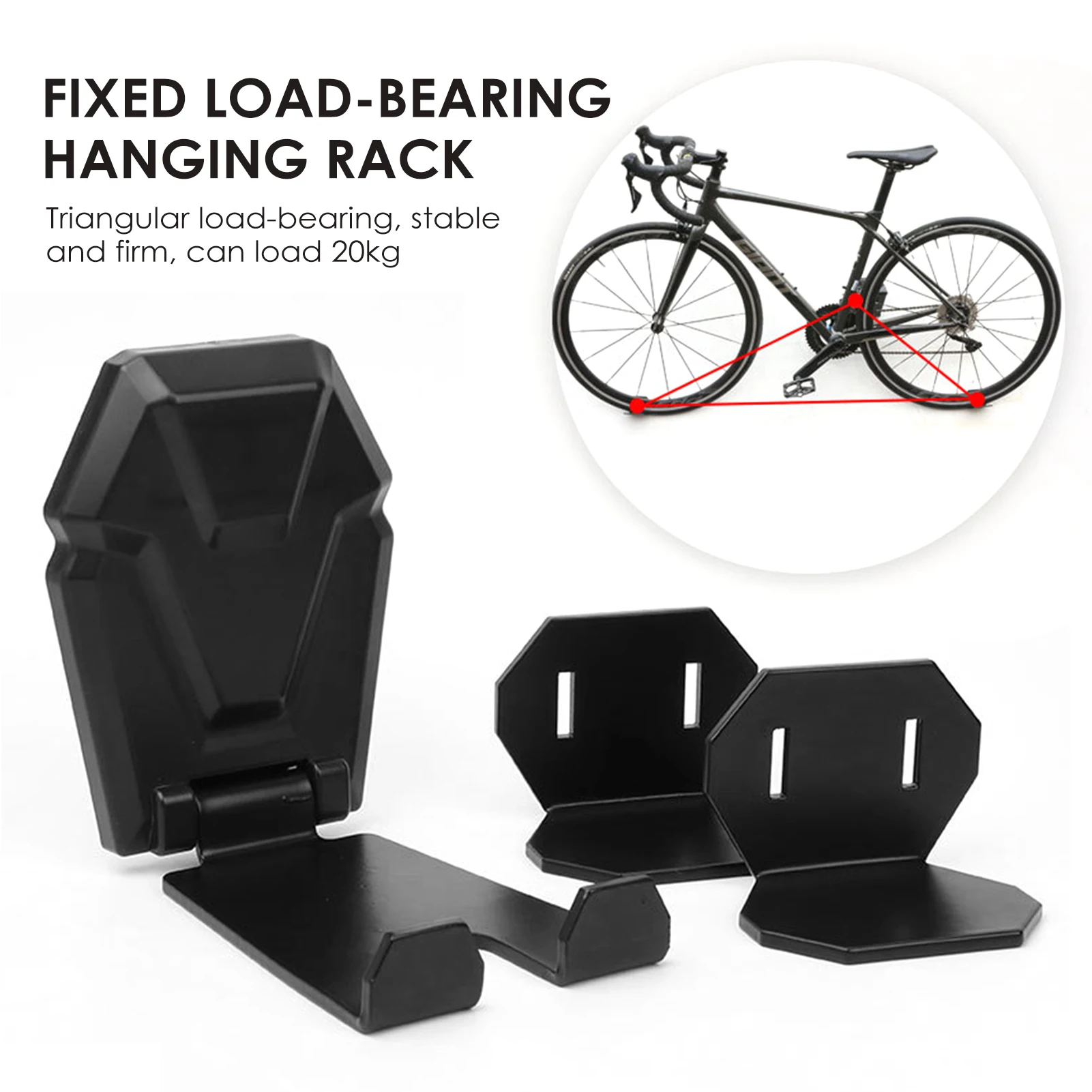 

Wall Hook For Foldable Bicycle Rack Bike Wall Mount Hanger Space Saving Bicycle Storage Rack Holder