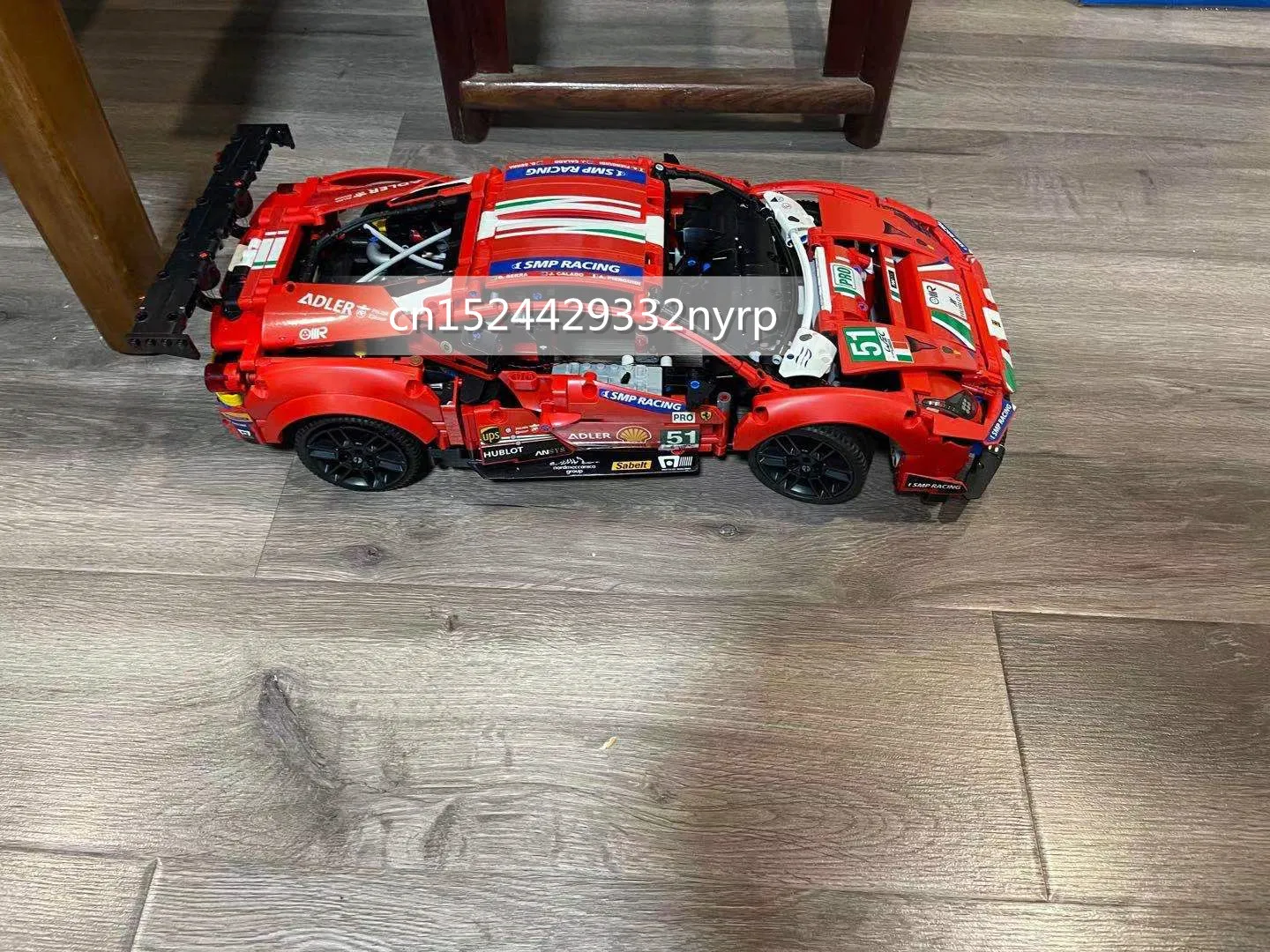 Конструктор Супер гоночный автомобиль из серии Technic модель Ferraris 2021 GTE AF racing 51