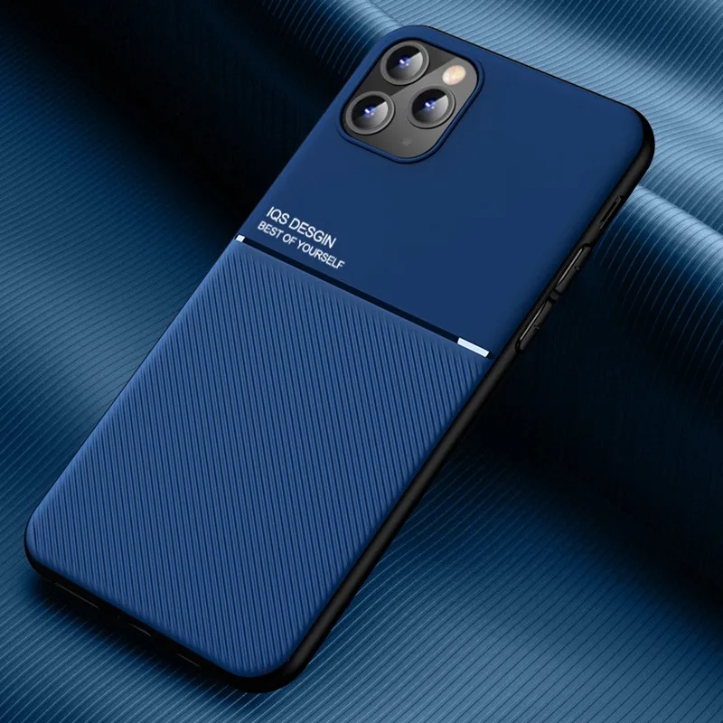 Роскошный Матовый чехол для iPhone 11 Pro MAX X XR XS SE 2020 тонкий кожаный 6 6S Plus 7 8 | Мобильные