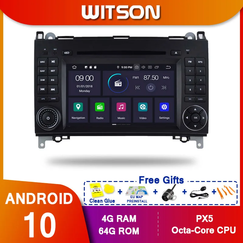 

WITSON! Android 10 Octa core PX5 автомобильный DVD-плеер для MERCEDES-BENZ A/B класс A W169 B W245 для BENZ Viano для BENZ Vito NAVIGATIO