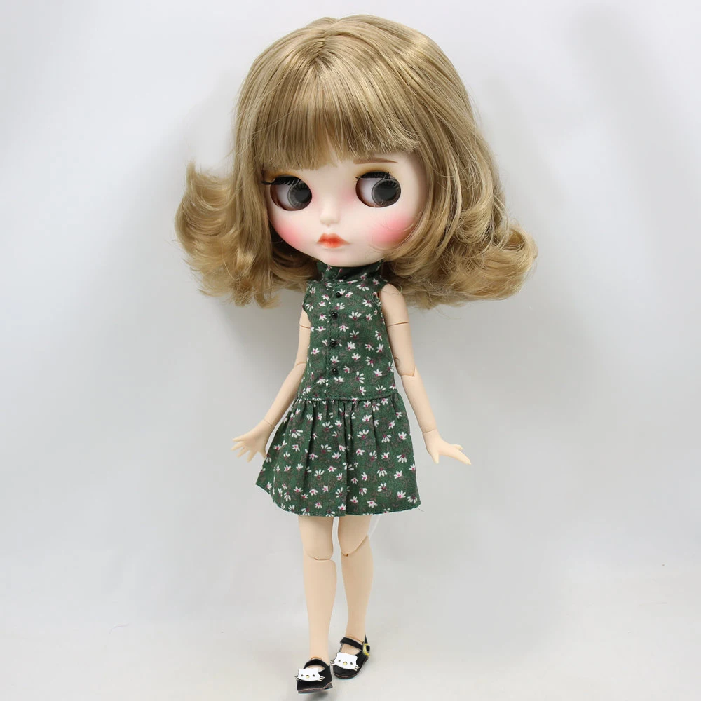 Кукла Blyth ICY DBS для No.BL3227 коричневые волосы резные губы матовое лицо с бровями