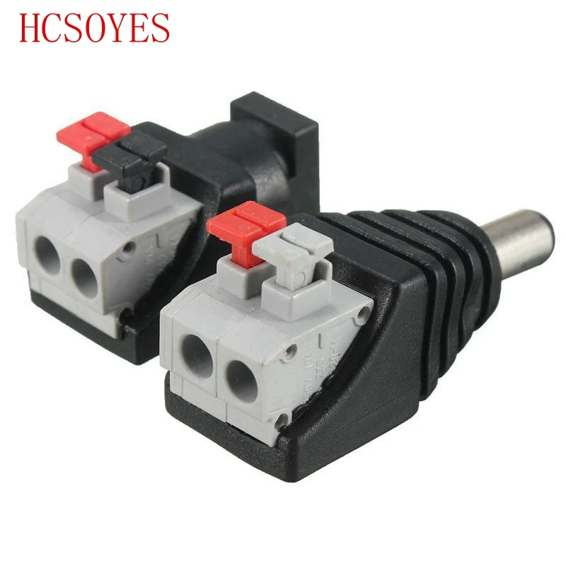 Мужской Женский DC Power 2 1x5 5 мм разъем-адаптер разъем для 5050 3528 одноцветный