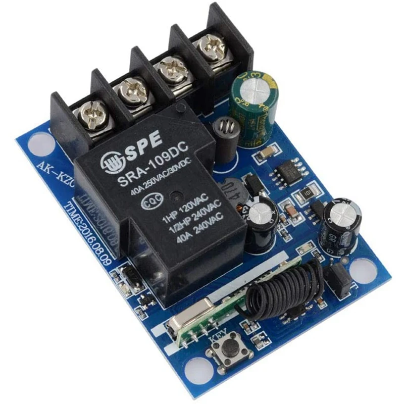 12V Remote Control Switch 40A Power Radio Controller Wireless RF Receiver 3000W 433Mhz | Электроника
