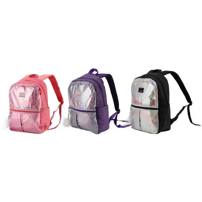 Детская школьная сумка модный портативный рюкзак с блестками милый школьный для