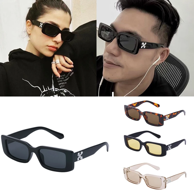 

2021New Personality Small Frame Sunglasses Men Women Brand Designe Shading Mirror Fashion Street Shot Cycling Glasses UV400