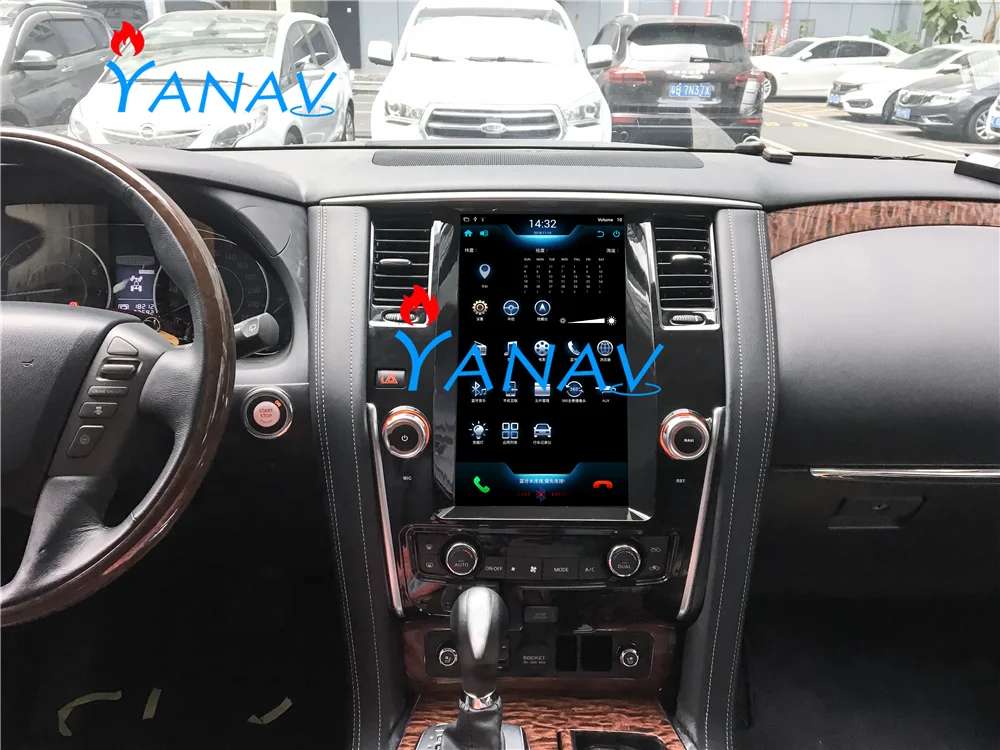 12 1 дюймовый вертикальный экран Android музыка GPS навигатор плательщик для Nissan Patrol 2016