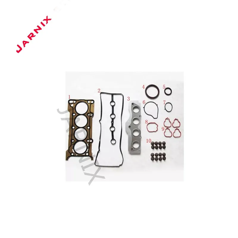Комплект прокладок головки цилиндра для Mazda 3 2004 до 2012 1 6 двигатель 2 5 OEM: 8LA4 10
