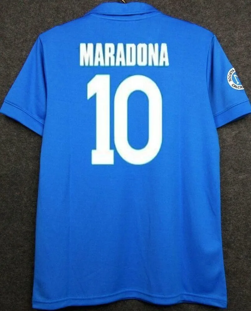 

High Quality Maglie Calcio Italia Retro MARADONA Vintage Jerseys 1987 1988 CAMISETAS Shirt