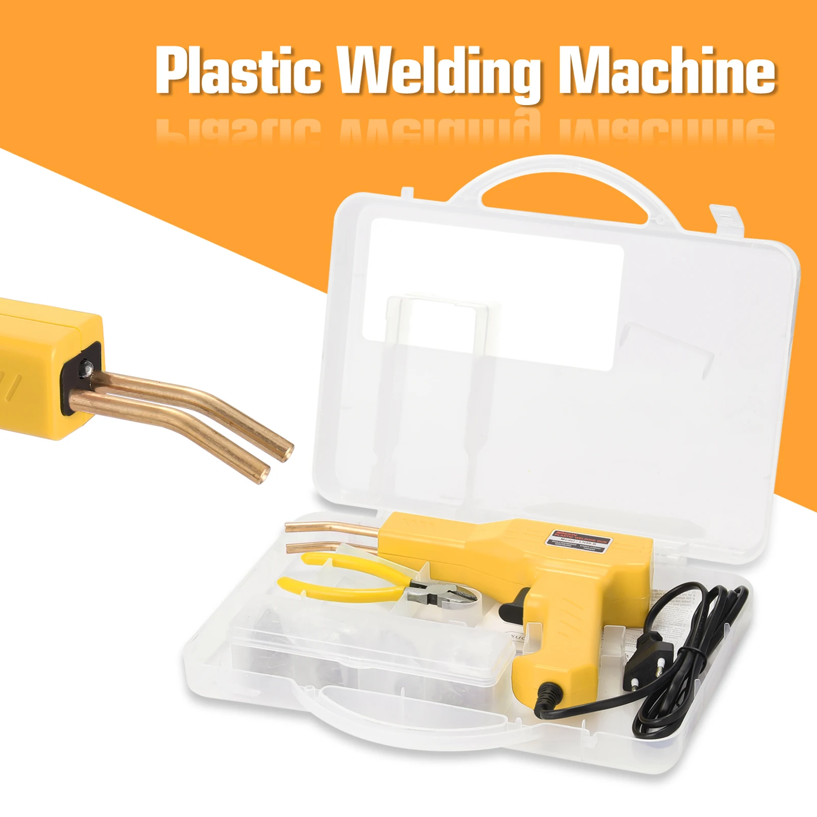 

KKMOON Handy Plastics Welders Garage Tools Hot Staplers Machine Staple PVC Repairing Machine Car Bumpers Repairing Welding Tool