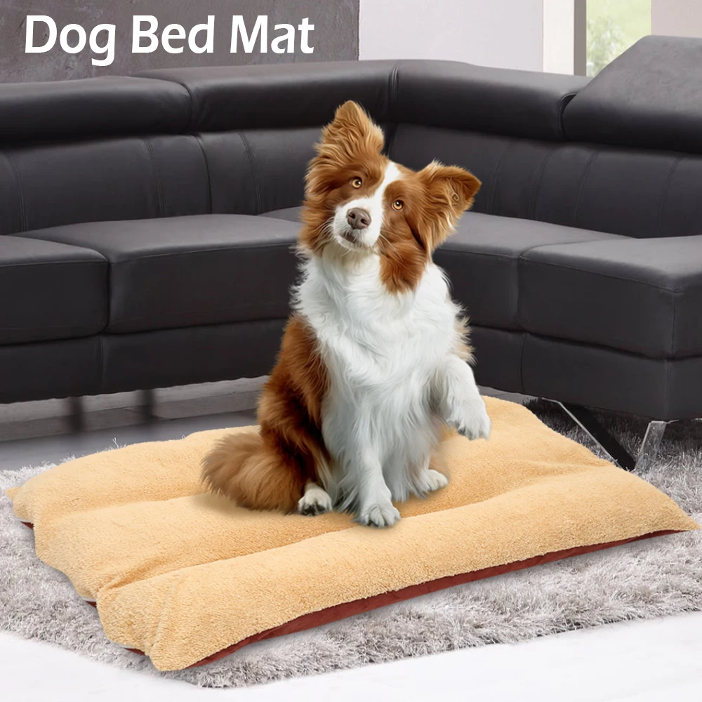 Зимний коврик для кровати собаки подушка питомца одеяло Теплый Щенок флисовые