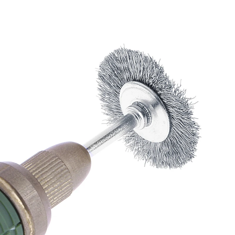 

2021 New 9 Steel Brush Wire Wheel Brushes Die Grinder Rotary Electric Tool for Engraver