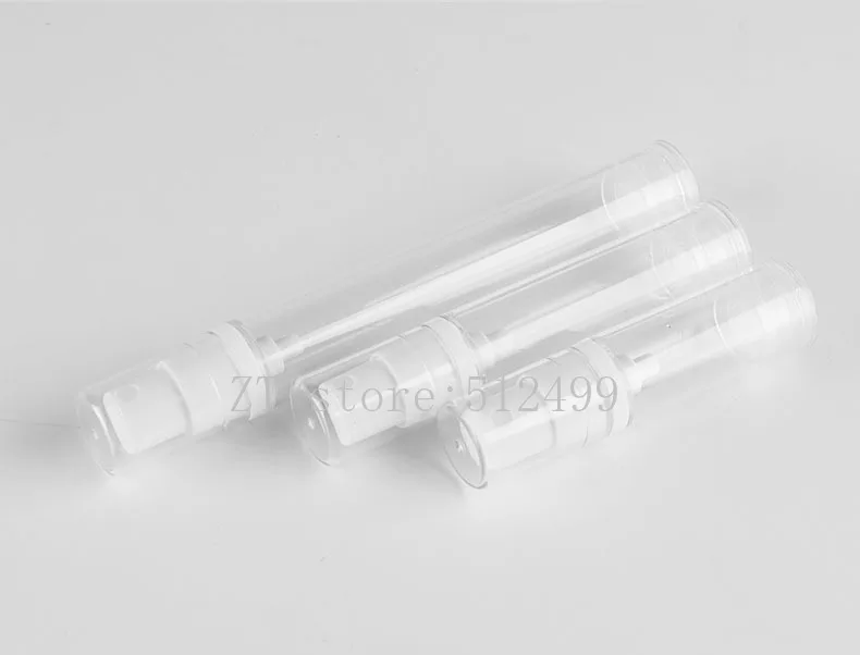 

5/10/15ml 10/30/50pcs/lot High Quality Clear Plastic Airless Lotion Pump Bottle, DIY Empty Airless Vacuum Foundation Container