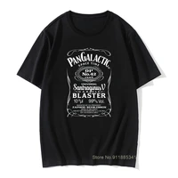 funnyping hitchhikers guide to the galaxy t shirts mens pan galactic gargle blaster beverages drinks letter tshirts for man