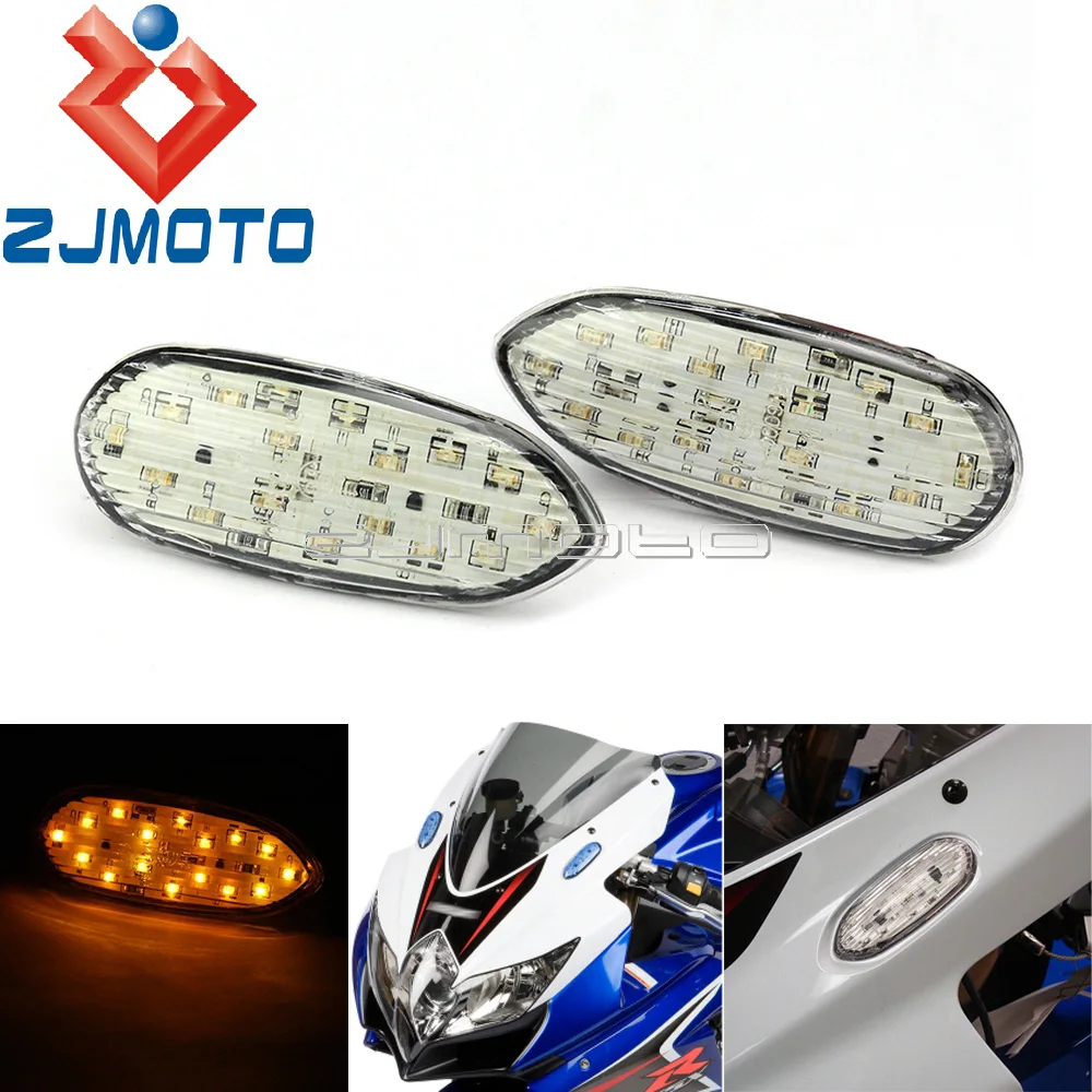 Мотоцикл вспышки светильник светодиодный индикаторы для Suzuki GSX R600 R750 R1000 2006 2016 E8