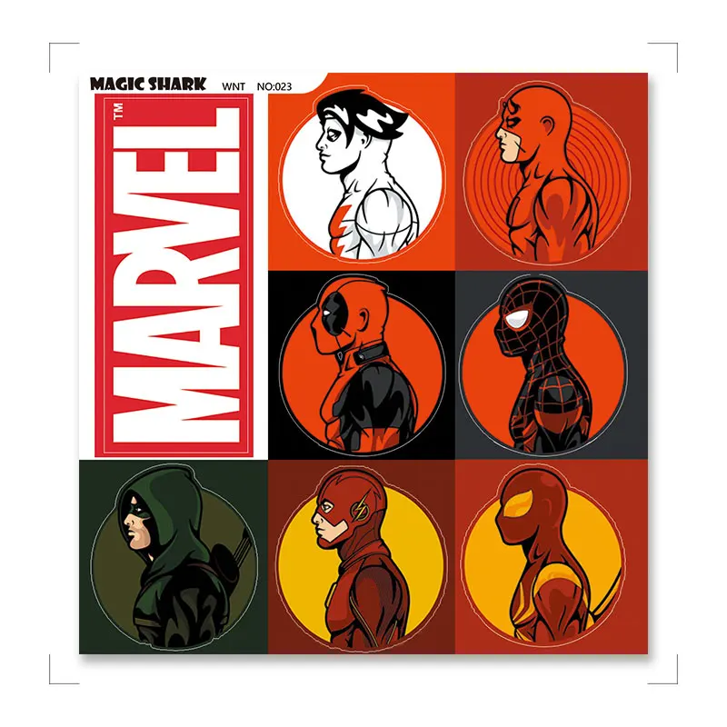 Волшебная Акула 3 м кролик Наруто Покемон Пикачу Марио бабочка наклейка пленка