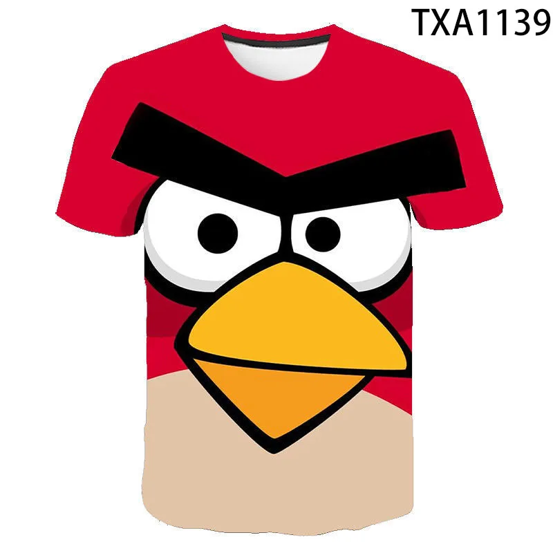 

Fashion Cartoon Anime Game Little Birds Cool 3D Print T Shirt Summer Style Men Women Children Boy Girl Kids Casual Cool Tops Tee