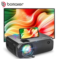 bomaker led projector android 10 0 wifi full hd 1080p supported 300 inch big screen projector home theater smart video beamer
