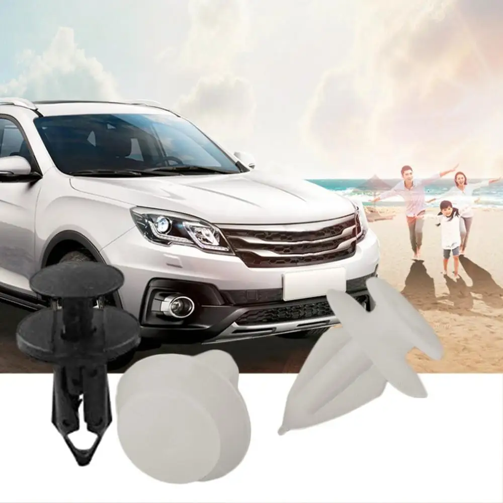 

500 Pcs/Bag Automobile Plastic Universal Door Buckle Solid Auto Parts Durable Bumper Clips Mudguard Clamp